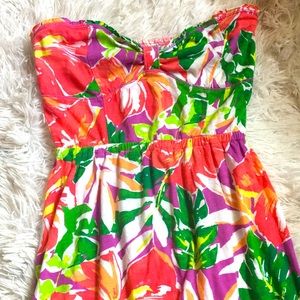 NWOT Aeropostale Hawaiian Sleeveless Floral Mini Dress